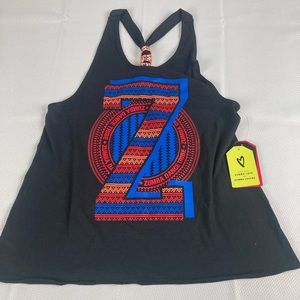 Zumba Dance Tribe Tied Back Tank Top.